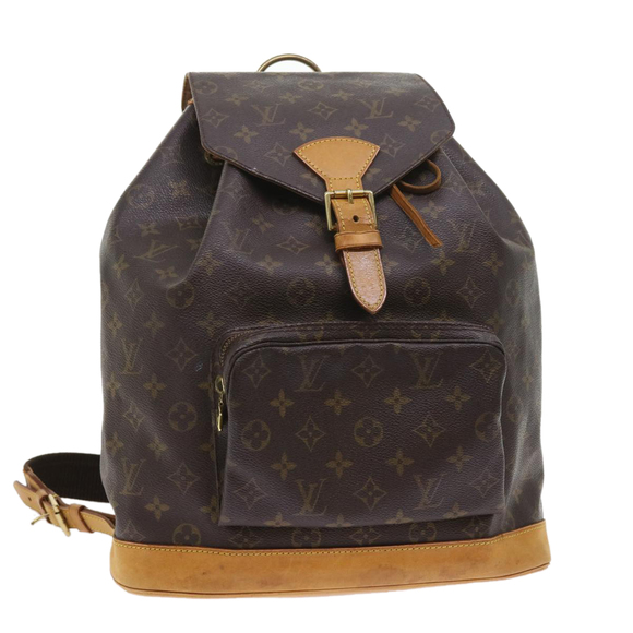 LOUIS VUITTON Monogram Montsouris GM Backpack M51135 LV Auth 55075 - Picture 1 of 16